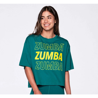 มาใหม่ เสื้อครอปท็อป ผ้าฝ้าย ลาย dancing fitness Vlothes Zumba Z1t0 0172
