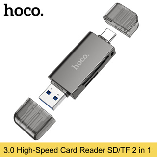 Hoco HB39 เครื่องอ่านการ์ด Usb 3.0 ความเร็วสูง Tf Sd Micro Type-C Otg Converter สําหรับสมาร์ทโฟน