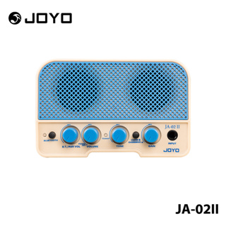 Joyo JA-02II เครื่องขยายเสียงกีตาร์ บลูทูธ 5W ขนาดเล็ก ชาร์จซ้ําได้ พร้อมช่องทําความสะอาด และโอเวอร์ไดรฟ์