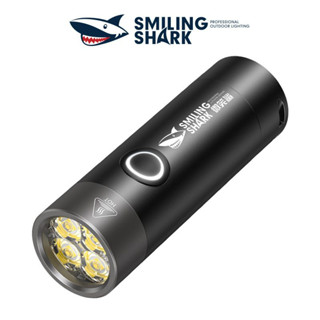 Smilingshark ไฟฉาย Led XPG สว่างมาก ขนาดเล็ก แบบพกพา ชาร์จ USB สําหรับตั้งแคมป์ เดินป่า