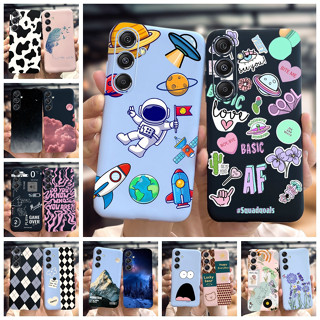 เคสโทรศัพท์มือถือ ซิลิโคนนิ่ม ลายนักบินอวกาศน่ารัก สําหรับ Samsung Galaxy M34 5G M34 5G SM-M346B