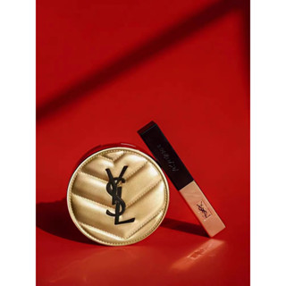 Ysl/ Saint Laurent 2022 Christmas Limited Gold ชุดลิปสติก บีบีรองพื้น เนื้อหนัง B10 B20