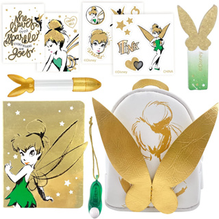 REAL LITTLES - Collectible Micro Disney Tinker Bell Backpack with 6 Surprise Toy Accessories Inside! Real LITTLES - กระเป๋าเป้สะพายหลัง ลายดิสนีย์ พร้อมกระดิ่งเซอร์ไพรส์ 6 ชิ้น