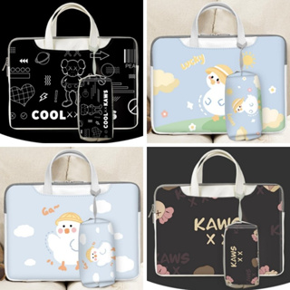 ⭐️With power pack⭐️PU Waterproof Cartoon SESAME STREET & Bear laptop bag 13.3inch 12 14 15.6 17.3 inches Laptop Case Sleeves