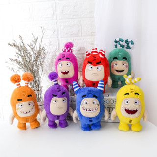 Oddbods ตุ๊กตาฟิวส์ Pogo Zee Jeff Fuse Slick แบบนิ่ม ขนาด 24 ซม. ของเล่นสําหรับเด็ก