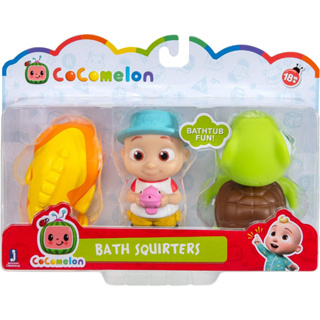 Cocomelon Bath Squirters JJ, Sea Turtle and Fish Figures Bath Time Fun Playset ของเล่นฟิกเกอร์ รูปเต่าทะเล และปลา สําหรับอาบน้ํา