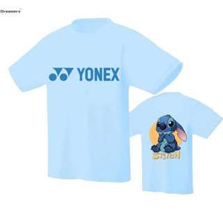 เสื้อกีฬาแขนสั้น ระบายอากาศได้ดี พิมพ์ลายการ์ตูนวอลเลย์บอล Yonex แฟชั่นฤดูร้อน สําหรับผู้ชาย และผู้หญิง 2023