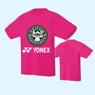 ใหม่ เสื้อกีฬา ลายการ์ตูน Stitch Yonex ระบายอากาศ ซับเหงื่อ แห้งเร็ว ใส่สบาย เหมาะกับฤดูร้อน สําหรับผู้ชาย และผู้หญิง 2023