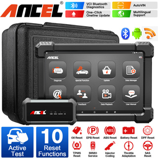 Ancel X7 เครื่องสแกนเนอร์บลูทูธ และ WiFi OBD2 OBD2 ABS EPB DPF รีเซ็ตหัวฉีดน้ํามัน สําหรับรถยนต์