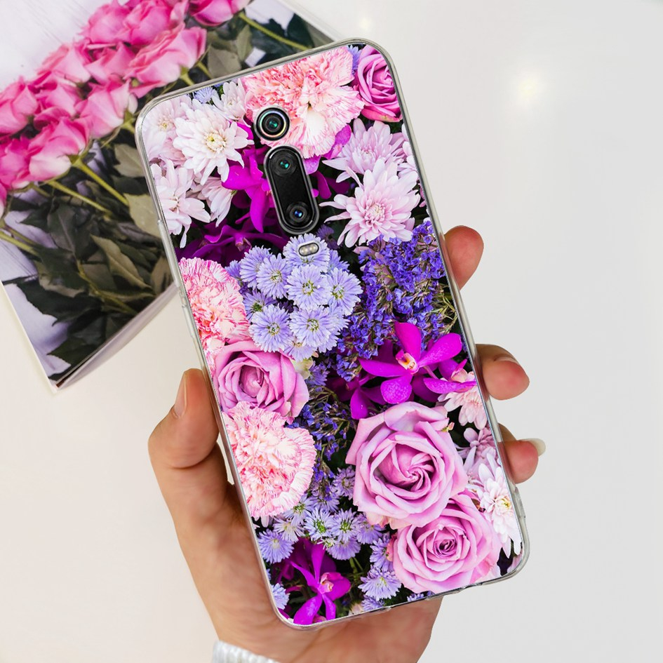 เคสโทรศัพท์มือถือ-ซิลิโคนนิ่ม-ลายผีเสื้อ-ดอกไม้-สวยงาม-สําหรับ-xiaomi-mi-9t-pro-k20-pro-mi9t