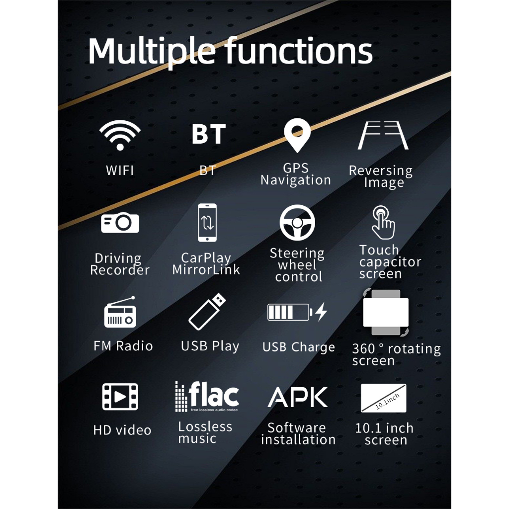 essgoo-เครื่องเล่น-mp5-hd-วิทยุ-fm-บลูทูธ-หน้าจอสัมผัส-10-นิ้ว-1-din-สําหรับรถยนต์-android