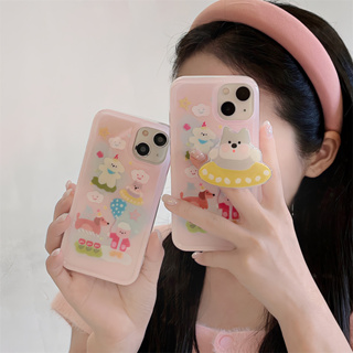 เคสโทรศัพท์มือถือ TPU แบบนิ่ม สองด้าน สําหรับ iphone 14 Pro Max 13 Pro Max 12 Pro Max