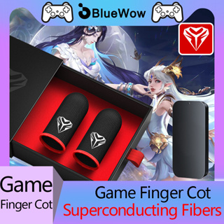 Bluewow 【หัวใจสีแดง】ถุงมือนิ้วหัวแม่มือ ป้องกันเหงื่อ สําหรับเล่นเกม