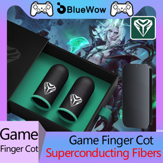 Bluewow 【หัวใจสีเขียว】ถุงมือนิ้วหัวแม่มือ ป้องกันเหงื่อ สําหรับเล่นเกม