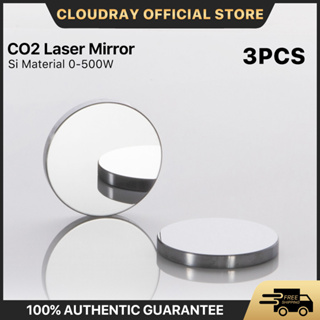 Cloudray เลนส์สะท้อนแสง Laser Si Reflective Mirrors 500W Black-Coating Refiectivity 99.6% for CO2  Laser Engraver