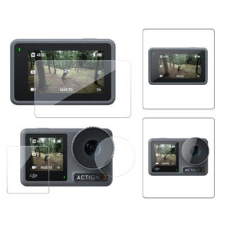 Telesin ฟิล์มกระจกกันฝุ่น HD อุปกรณ์เสริม สําหรับ DJI Action 3 4 DJI Action 3