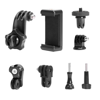 อะแดปเตอร์สกรูแปลงขาตั้งกล้อง GoPro Hero 12 11 10 9 8 7 6 5 สีดํา สําหรับกล้อง GoPro Sports Action Camera Mount Screw Sports Converter Tripod Screw GoPro Sports Action Camera Joint Screw