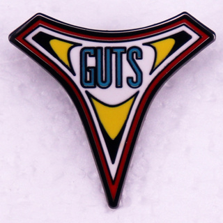 Hero badge Ultramans Tiga GUTS เข็มกลัดเคลือบ เครื่องประดับสุดเท่