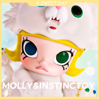 ของแท้ ของเล่นตุ๊กตา Okubo INSTINCTOY POPMART POPMART MOLLY อินเทรนด์