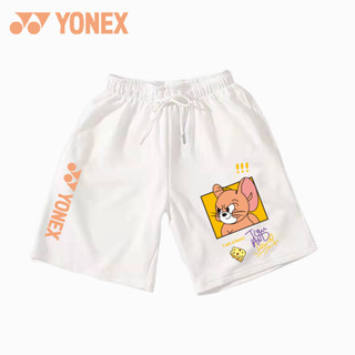 Yonex ใหม่ เสื้อกีฬาแบดมินตัน กางเกงขาสั้น ระบายอากาศ แห้งเร็ว สําหรับผู้ชาย และผู้หญิง เหมาะกับการวิ่ง เทนนิส 2023