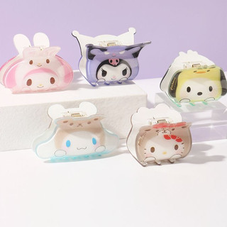 น่ารัก Sanrio Cartoon Hair Clip Cinnamoroll ของฉัน Melody kuromi Hello Kitty Hair Clip