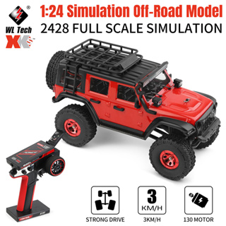 Wltoys XK 2428 รถบังคับวิทยุ 2.4GHz 4WD 1/24 RTR มีไฟ LED ของเล่นสําหรับเด็ก