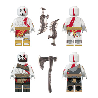 ฟิกเกอร์ Kratos God of War MOC EV03 EV04 ของเล่นสําหรับเด็ก