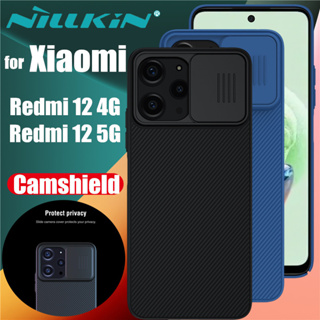 NILLKIN CamShield Case Slide Camera Cover Protect Privacy Back Cover For Xiaomi Redmi 12 4G &amp; 5G