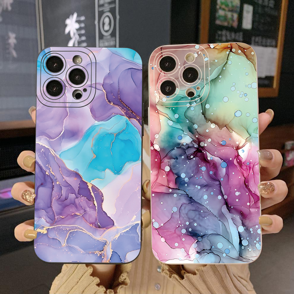 เคสโทรศัพท์มือถือ-ขอบสี่เหลี่ยม-หรูหรา-สีสันสดใส-สําหรับ-poco-x4-pro-m4-m3-pro-5g-x3-nfc-gt-f3-c55