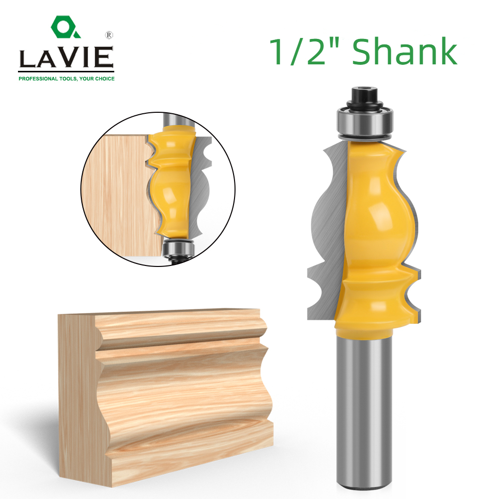 LAVIE 1/2 นิ้ว Shank Molding Router Bit Line Face เครื่องตัดสําหรับไม้ ...