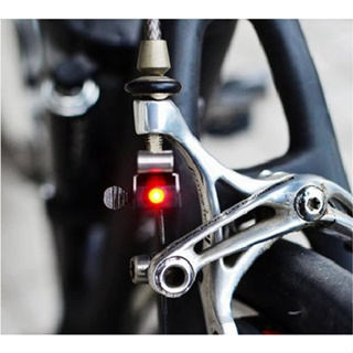 [Domybestshop.th] ไฟเบรกท้ายจักรยาน LED ขนาดเล็ก กันน้ํา เพื่อความปลอดภัย