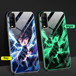 เคสมือถือ แบบแข็ง ลายการ์ตูนนารูโตะ เรืองแสง สําหรับ Vivo V27e V27 V23 5G V23e 4G 5G Y20 2021 Y12s 2021 Y20s Y20s G Y12A Y11s Y16 Y15s Y15A Y01