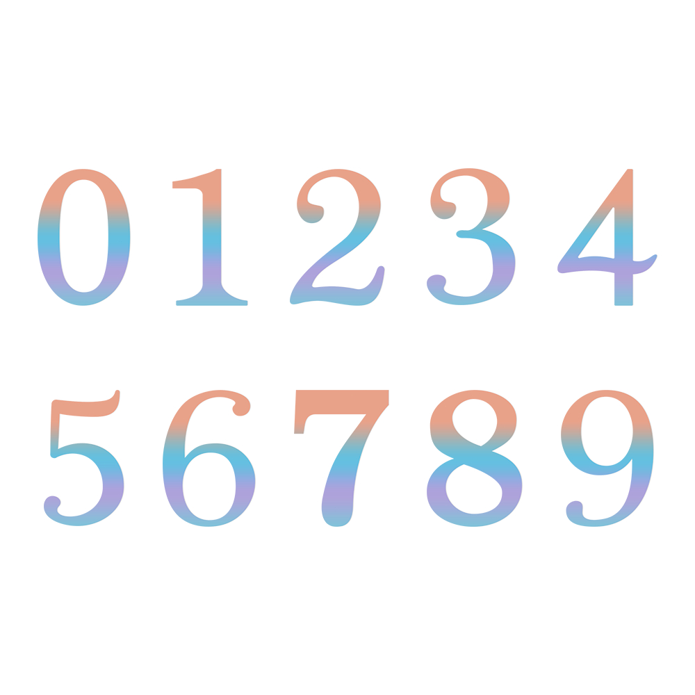 ท็อปเปอร์อะคริลิค-รูปตัวเลข-0-9-สี-สําหรับตกแต่งเค้กวันเกิด