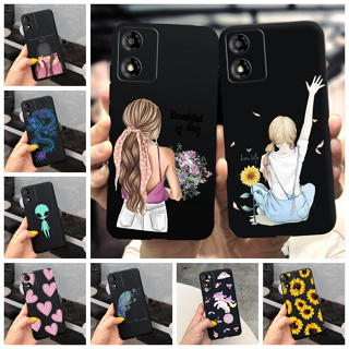 เคสโทรศัพท์มือถือแบบนิ่ม กันกระแทก ลายเด็กผู้หญิงน่ารัก สําหรับ Motorola Moto E13 2023 E13 E22 E22i MotoE22