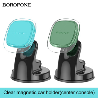 Borofone BH83 ที่วางโทรศัพท์ในรถยนต์ แบบแม่เหล็กใส แข็งแรง คอนโซลกลาง / แท่นวางกระจกหน้า สําหรับสมาร์ทโฟนทุกรุ่น 4.5-7 นิ้ว