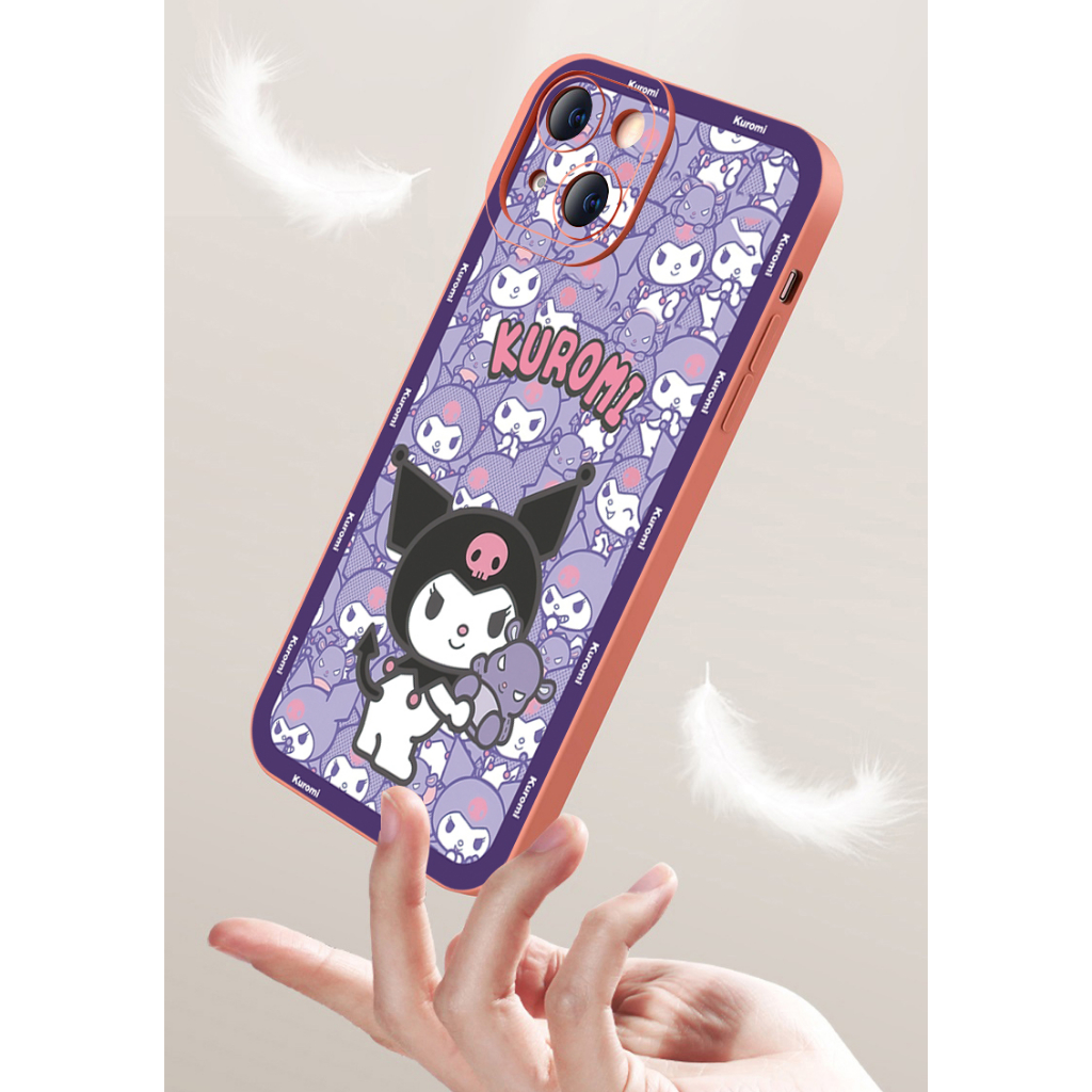 เคสโทรศัพท์มือถือ-ขอบสี่เหลี่ยม-แบบเต็ม-ลายคิตตี้-คุโรมิ-สําหรับ-vivo-y15a-y15s-t1-5g-t1x-y02s-y21s-y21a-y21s-y33s-y12s-y11s-y12a-y01-y1s-y20s-y20a