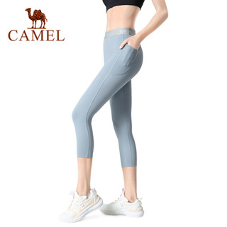 Camel กางเกงโยคะ กางเกงกีฬา ผู้หญิง วิ่ง เทรนนิ่ง ก้น เลกกิ้ง