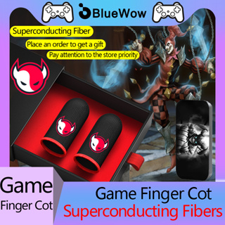 Bluewow 【ตัวตลกดาบพิฆาตอสูร】ถุงมือเล่นเกม สวมนิ้วหัวแม่มือ (2 ชิ้น) ป้องกันเหงื่อ PUBG COD Call of duty Mobile legends