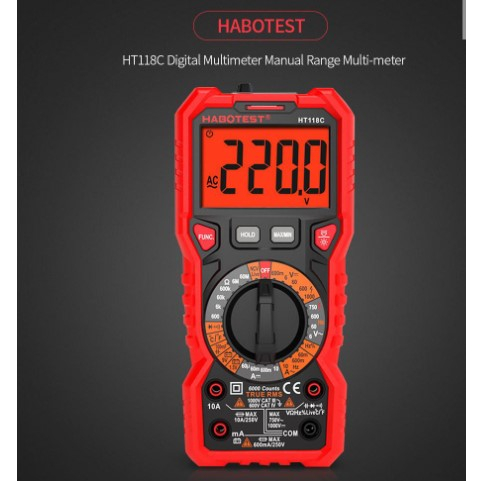 habotest-ht118c-มัลติมิเตอร์-จอดิจิตอล-สำหรับ-วัดแรงดันไฟฟ้า-กระแส-dc-ac