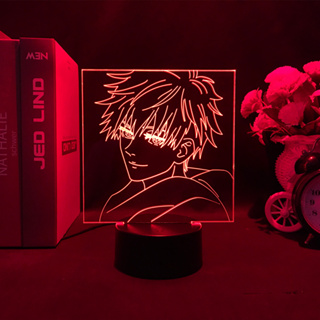 โคมไฟตั้งโต๊ะ รูปอนิเมะมหาเวทย์ผนึกมาร Megumi Fushiguro 3D ของขวัญวันเกิด