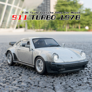 โมเดลรถยนต์ Porsche 911 Turbo 1978 สเกล 1:36 ของเล่นสําหรับเด็กผู้ชาย ของขวัญวันเกิด