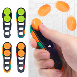PopPuck Rotating Series Bouncy Hockey Magnet Toys ของเล่นบรรเทาความเครียดที่มีสีสัน