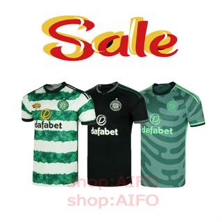 เสื้อกีฬาแขนสั้น ลายทีมชาติฟุตบอล Celtic Home Away Jersey 23 24 ชุดเหย้า คุณภาพสูง สําหรับผู้ชาย