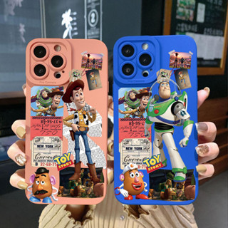 เคสโทรศัพท์มือถือ ขอบสี่เหลี่ยม แบบเต็ม ลาย Toy Stories Woody สําหรับ Samsung Galaxy A33 A53 A73 5G A32 A52S A72 A31 A41 A71