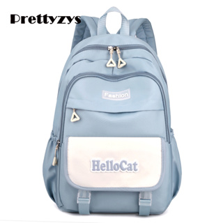 Backpack Prettyzys 2023 Korean Students Bag Large capacity 14 inch For Teenage Girls
