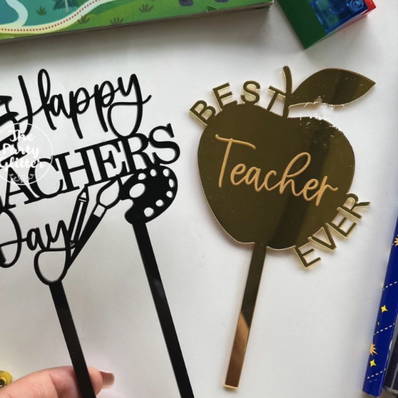 happy-teachers-day-ท็อปเปอร์อะคริลิค-ไม่มีที่จับ-สําหรับตกแต่งเค้ก-วันครู