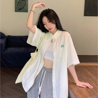 [WUYUE] เสื้อแจ็กเก็ตแขนสั้น ความยาวปานกลาง กันแดด ขนาดใหญ่ สไตล์ญี่ปุ่น เกาหลีใต้ ฤดูร้อน สําหรับผู้หญิง นักเรียน
