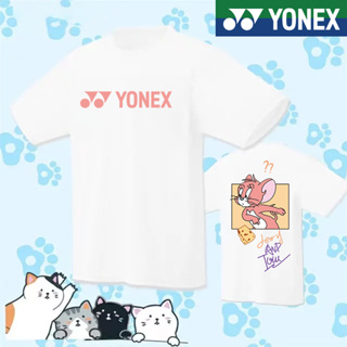 Yonex YY เสื้อกีฬาแบดมินตัน เทนนิส เทนนิส แบบแห้งเร็ว สําหรับวัยรุ่น และฟิตเนส