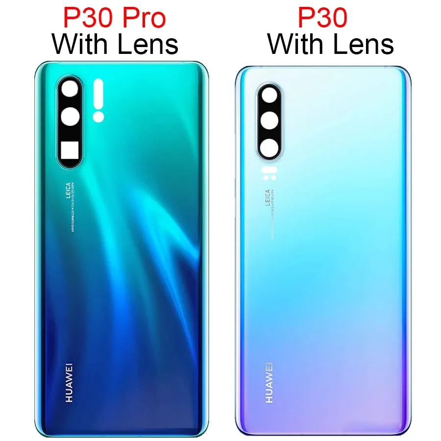 สําหรับ-huawei-p30-p30-pro-p30-lite-แบตเตอรี่-ฝาครอบด้านหลัง-ประตู-เคสด้านหลัง-เปลี่ยนได้-พร้อมเลนส์กล้อง