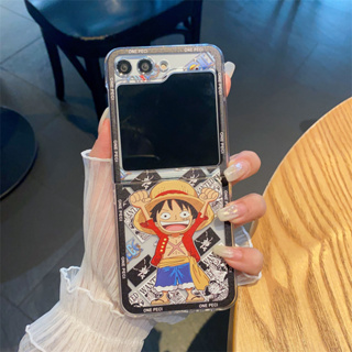 เคสโทรศัพท์มือถือแบบแข็ง กันกระแทก ลายการ์ตูน One Piece monster น่ารัก สําหรับ Samsung Galaxy Z Flip 5 Flip 5 ZFlip5